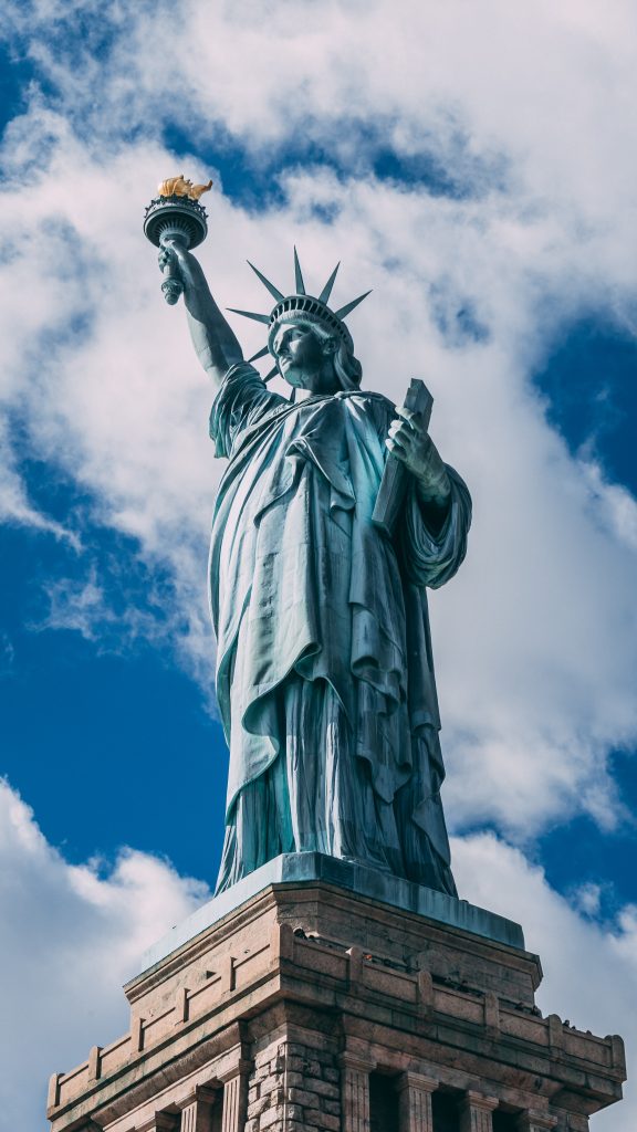 Statue de la liberté sur Liberty Island 