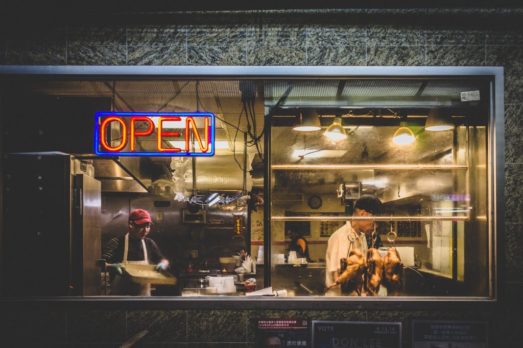 Restaurant chinois dans le quartier Chinatown à New York