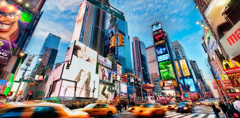 sejour linguistique voyage langue new york times square