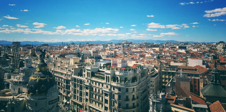 cours d espagnol a madrid vue de la ville