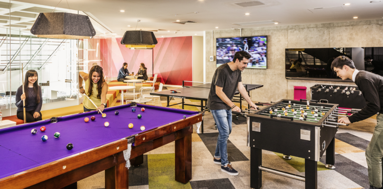 salle de jeu residence sejour linguistique a brisbane