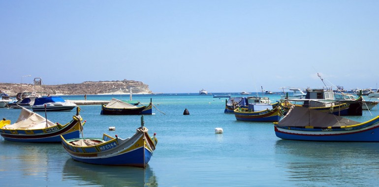 iels sliema malte anglais plage