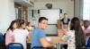 kaplan manchester uk cours d'anglais classe étudiants